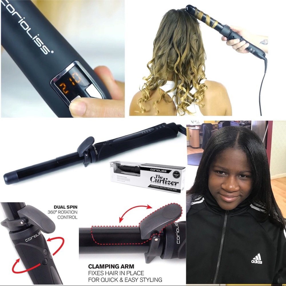 Corioliss Dual Spin Curling Wand Curling Iron